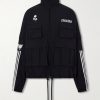 + Willy Chavarria Logo-Embroidered Ripstop Cargo Jacket + Willy Chavarria Logo-Embroidered Ripstop Cargo Jacket