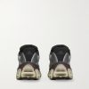+ Willy Chavarria Megaride AG Suede-Trimmed Mesh Sneakers - BK