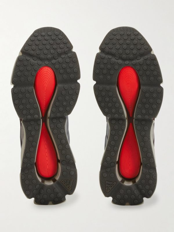 + Willy Chavarria Megaride AG Suede-Trimmed Mesh Sneakers - E1