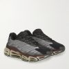 + Willy Chavarria Megaride AG Suede-Trimmed Mesh Sneakers - FR