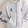 +Willy Chavarria Hooded Embroidered Zip-Up Cotton-Blend Sweater - CU +Willy Chavarria Hooded Embroidered Zip-Up Cotton-Blend Sweater - CU