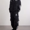 + Willy Chavarria Logo-Embroidered Shell Cargo Sweatpants - OU + Willy Chavarria Logo-Embroidered Shell Cargo Sweatpants - OU