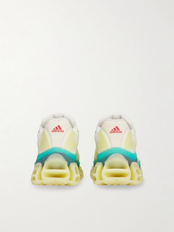 + Willy Chavarria Megaride AG Suede-Trimmed Mesh Sneakers - BK