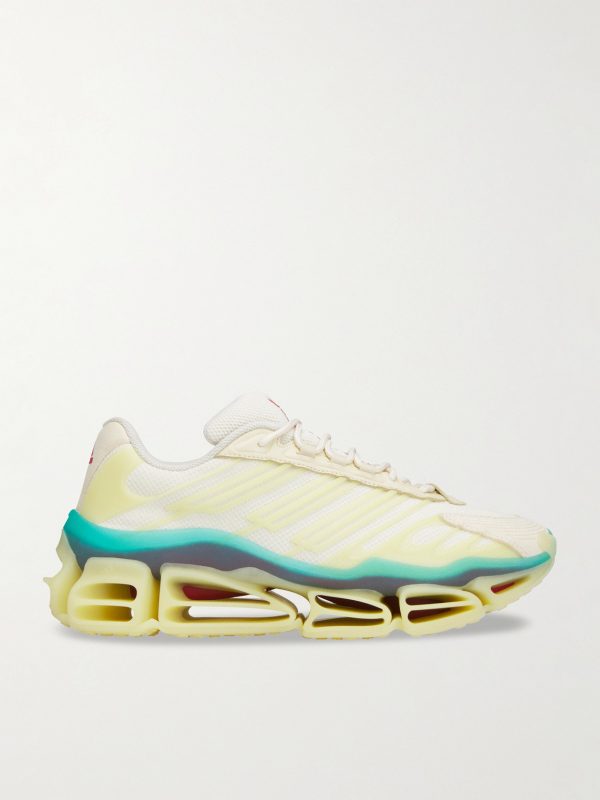 + Willy Chavarria Megaride AG Suede-Trimmed Mesh Sneakers