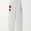 + Willy Chavarria Tapered Appliquéd Stretch-Cotton Jersey Sweatpants