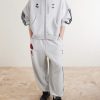 + Willy Chavarria Tapered Appliquéd Stretch-Cotton Jersey Sweatpants - OU