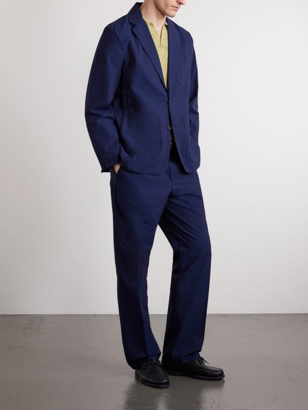 Atlantico Organic Cotton-Seersucker Suit Jacket - OU