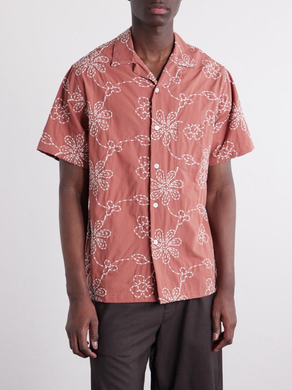Compota Embroidered Cotton-Blend Shirt - FR
