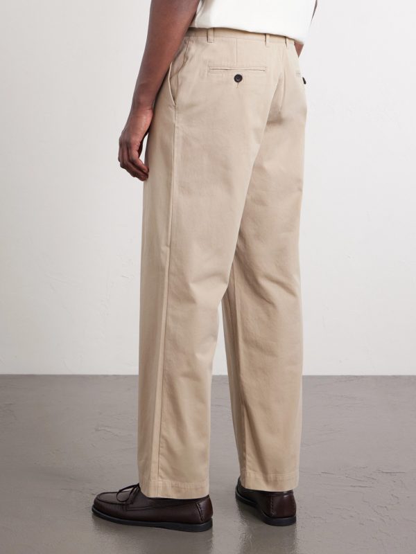 Labura Straight-Leg Organic Cotton-Twill Trousers - BK Labura Straight-Leg Organic Cotton-Twill Trousers - BK
