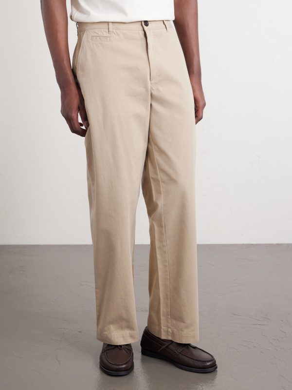 Labura Straight-Leg Organic Cotton-Twill Trousers - FR Labura Straight-Leg Organic Cotton-Twill Trousers - FR