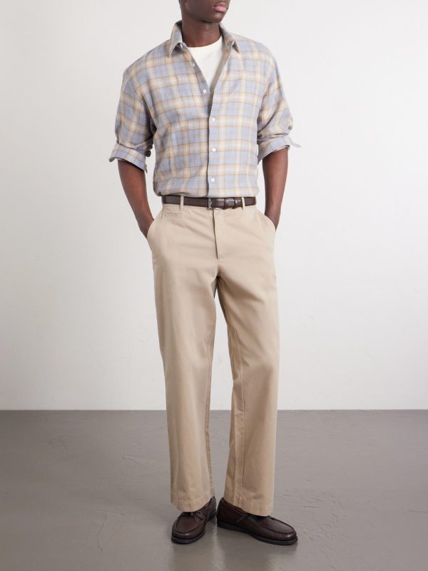 Labura Straight-Leg Organic Cotton-Twill Trousers - OU Labura Straight-Leg Organic Cotton-Twill Trousers - OU