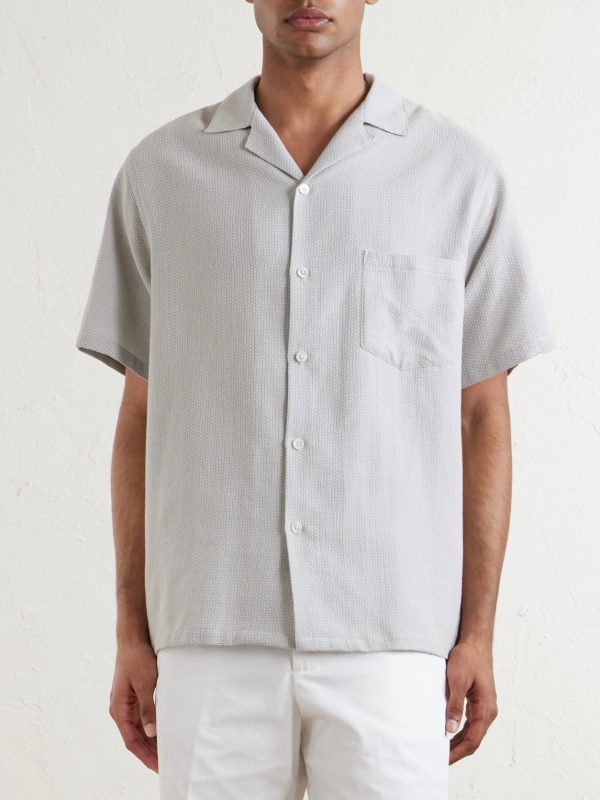 Jones Camp-Collar Cotton Shirt - FR Jones Camp-Collar Cotton Shirt - FR