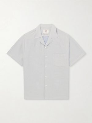 Jones Camp-Collar Cotton Shirt