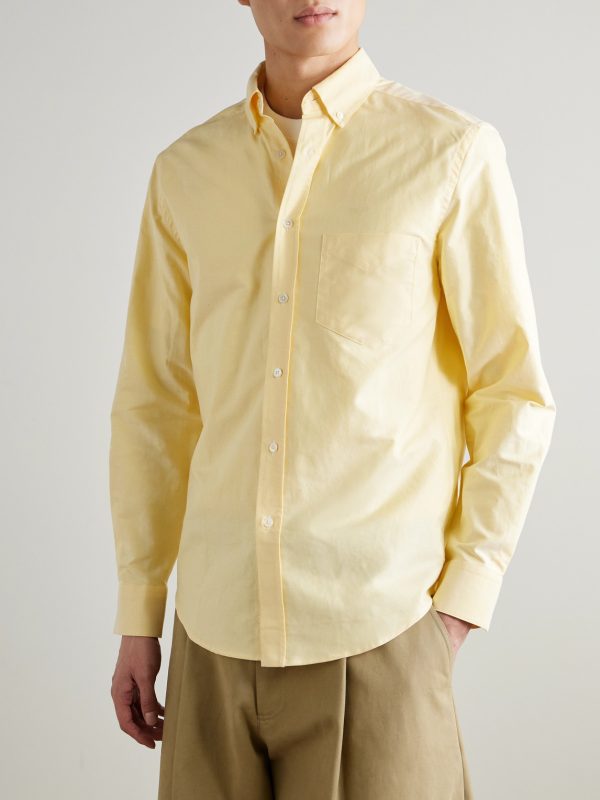Belavista Button-Down Collar Cotton Shirt - FR