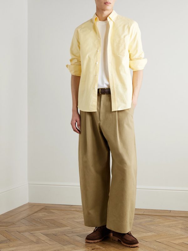 Belavista Button-Down Collar Cotton Shirt - OU