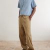 Prana Camp-Collar Striped Cotton Shirt - OU