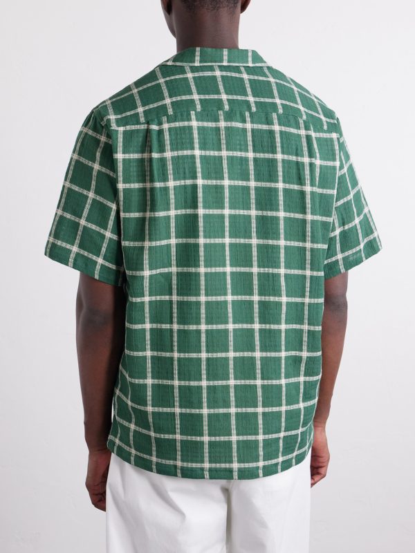 Alvor Checked Organic Cotton Shirt - BK Alvor Checked Organic Cotton Shirt - BK