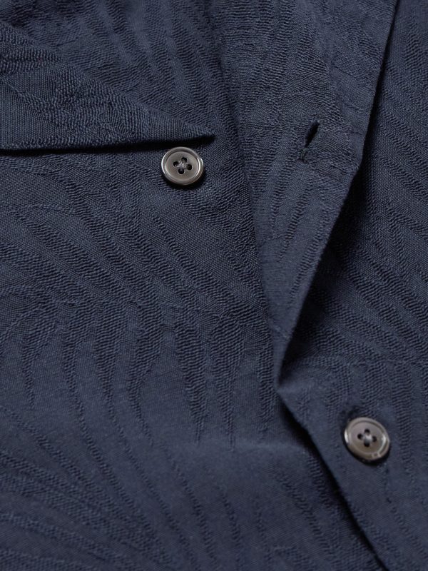 Palm Convertible-Collar Organic Cotton and TENCEL™Lyocell-Blend Shirt - CU