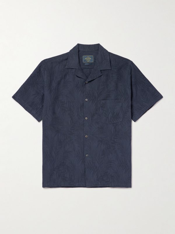 Palm Convertible-Collar Organic Cotton and TENCEL™Lyocell-Blend Shirt