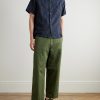 Palm Convertible-Collar Organic Cotton and TENCEL™Lyocell-Blend Shirt - OU