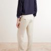 Straight-Leg Linen Trousers - BK Straight-Leg Linen Trousers - BK