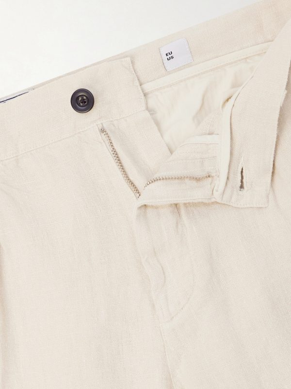 Straight-Leg Linen Trousers - E1 Straight-Leg Linen Trousers - E1