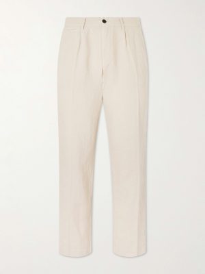 Straight-Leg Linen Trousers Straight-Leg Linen Trousers