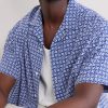 Soul Convertible-Collar Printed Cotton Shirt - CU Soul Convertible-Collar Printed Cotton Shirt - CU