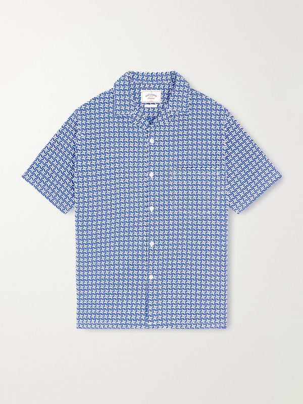 Soul Convertible-Collar Printed Cotton Shirt Soul Convertible-Collar Printed Cotton Shirt