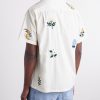 Embroidered Organic Cotton Shirt - BK Embroidered Organic Cotton Shirt - BK
