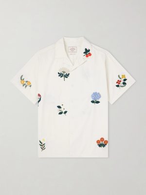 Embroidered Organic Cotton Shirt
