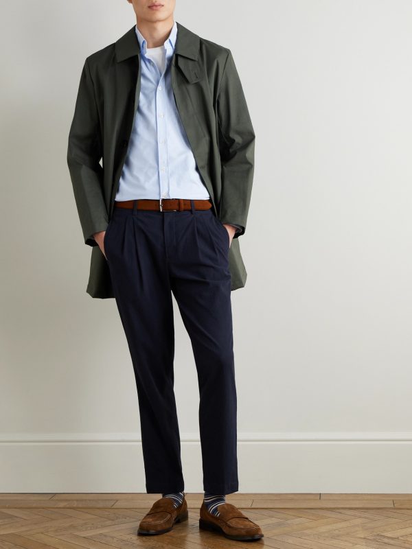 Belavista Button-Down Collar Cotton Shirt - OU