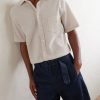 Theme Textured Cotton-Blend Shirt - CU