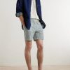 Atlantico Straight-Leg Striped Cotton-Seersucker Shorts - OU Atlantico Straight-Leg Striped Cotton-Seersucker Shorts - OU