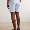 Atlantico Straight-Leg Cotton-Seersucker Shorts - BK