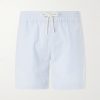 Atlantico Straight-Leg Cotton-Seersucker Shorts