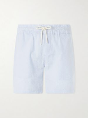 Atlantico Straight-Leg Cotton-Seersucker Shorts Atlantico Straight-Leg Cotton-Seersucker Shorts