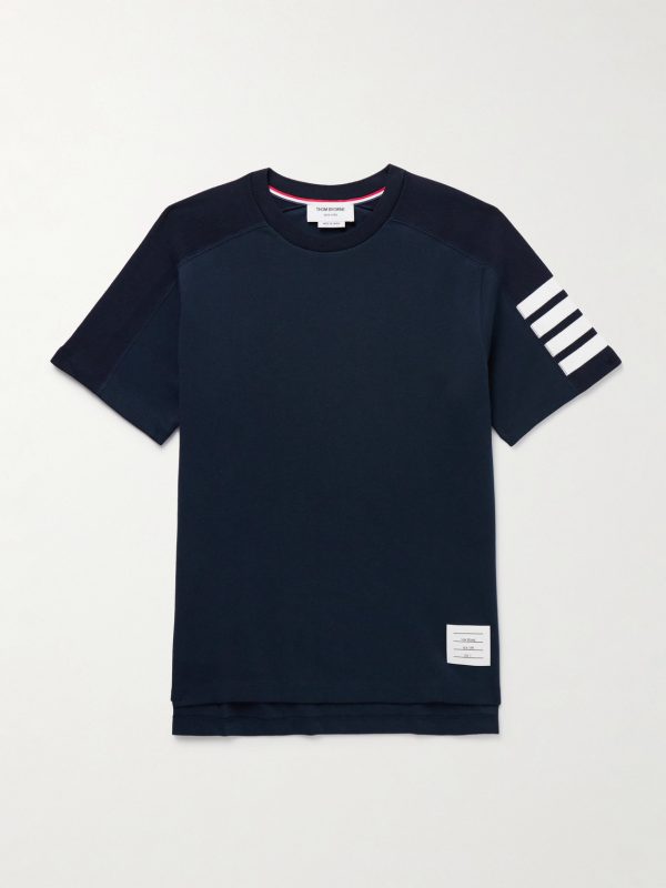 Striped Cotton-Jersey T-Shirt