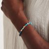 Drill Bit 14-Karat Gold Multi-Stone Beaded Bracelet - FR
