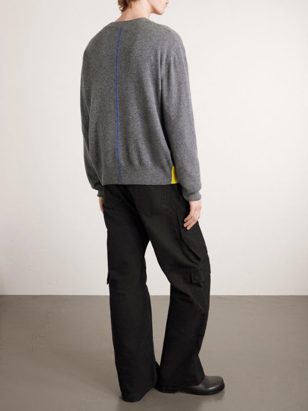 Logo-Embroidered Wool-Blend Cardigan - BK Logo-Embroidered Wool-Blend Cardigan - BK