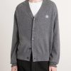 Logo-Embroidered Wool-Blend Cardigan - FR Logo-Embroidered Wool-Blend Cardigan - FR