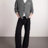 Logo-Embroidered Wool-Blend Cardigan - OU Logo-Embroidered Wool-Blend Cardigan - OU