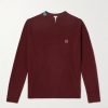 Anagram Embroidered Wool-Blend Sweater Anagram Embroidered Wool-Blend Sweater