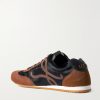 Ballet Runner 2.0 Leather-Trimmed Calf Hair Sneakers - BK