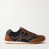 Ballet Runner 2.0 Leather-Trimmed Calf Hair Sneakers