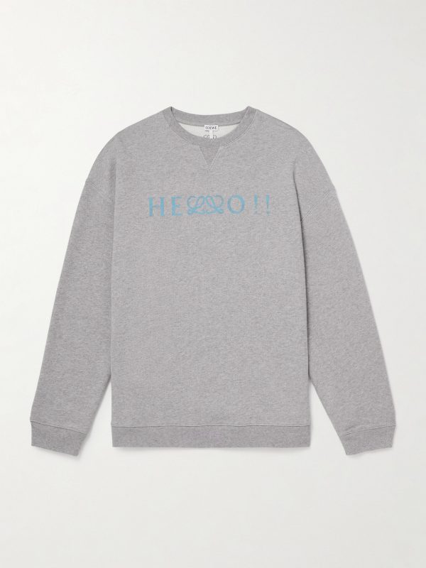 Logo-Print Cotton-Jersey Sweatshirt Logo-Print Cotton-Jersey Sweatshirt