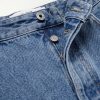 Anagram Wide-Leg Logo-Embroidered Jeans - E1 Anagram Wide-Leg Logo-Embroidered Jeans - E1
