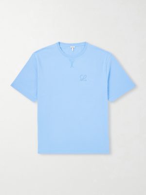 Logo-Embroidered Cotton-Jersey T-Shirt