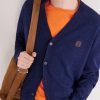 Logo-Embroidered Wool-Blend Cardigan - CU