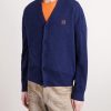 Logo-Embroidered Wool-Blend Cardigan - FR
